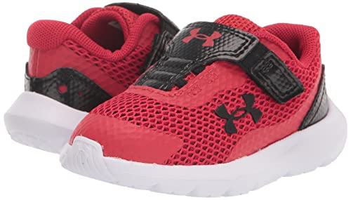 Under Armour Baby Boys Surge 3 Alternate Closure Running Shoe, (600) Red/White/Black, 8 Infant #TOP6