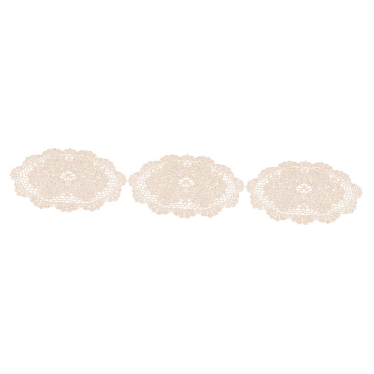 Set De Décoration De Table Élégante Nappe Vintage MAGICLULU 3 Pcs