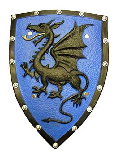 Bright and Sophia 冒険 心 くすぐる ラバー シールド バックラー ゴム 盾 中世 デザイン コスプレ 武器 防具 コスチューム 演劇 学芸会 学祭 の 衣装 ディスプレイ 置物 (ドラゴンシールド)