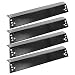 Hongso PPZ681 (4-pack) Porcelain Steel Heat Plates, Heat Shield, Heat Tent, Burner Cover, and Flavorizer Bar for Charbroil, Kenmore Sears, K-Mart, Nexgrill, Tera Gear Model Grills (15" x 4 5/8")