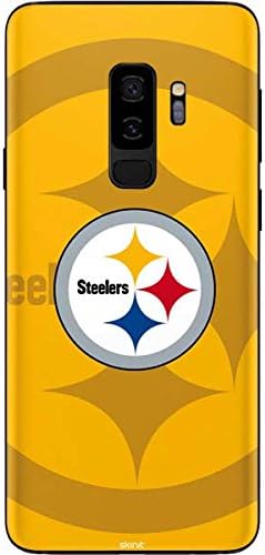 Skinit Decal Phone Skin Compatible with Samsung Galaxy S9 Plus - Officially Licensed NFL Pittsburgh Steelers Double Vision Design