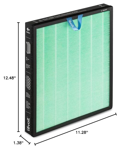 Image of LEVOIT Genuine Vital 100S-P Air Purifier Toxin Absorber Replacement Filter, Supports HEPA Sleep Mode, High-Efficiency Activated Carbon for Removal of Odor, Pollen, Vital 100S-RF-TX, Green, 1 Pack