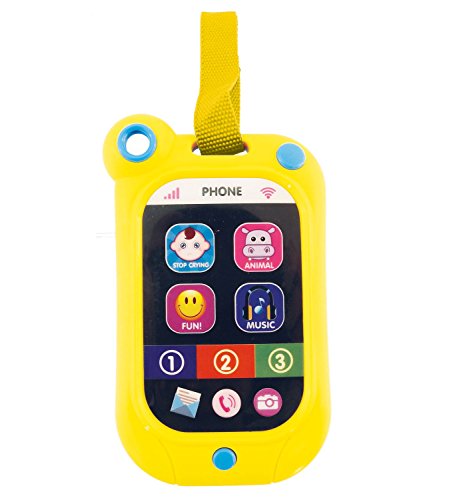 Preisvergleich Produktbild Bieco, 19069025 Smartphone mit Licht und Sounds, gelb