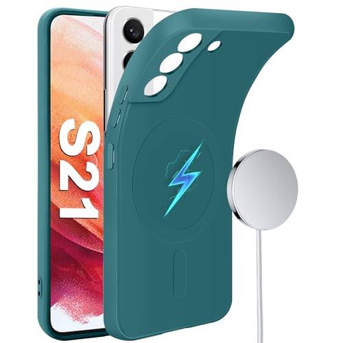 Coque fine pour Samsung S21 anti-rayures avec aimant MagSafe intégré