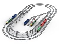 Trixbrix Supports Bundle 2.0 Compatible with Lego City Train Sets 60197 60198 10277 60205 60238 60337 (Stadium Loop) – Ansicht 9