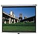 Deluxe Model B Matte White Manual Projection Screen Viewing Area: 52" H x 92" W