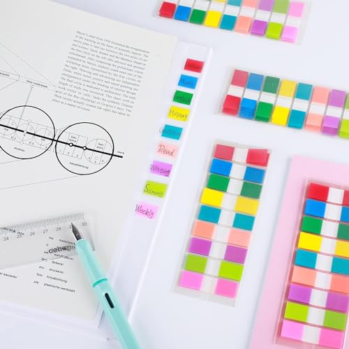 Image of Levin Page Markers Sticky Tabs,Sticky Note Tabs, Book Tabs,Book Sticky Notes,Sticky Index Tabs,1Pack Sticky Tabs for Annotating Books,Page Tabs Flags Label Sticker Pack of 1