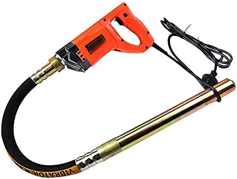 Concrete Mixers, Construction Vibrator Concrete Vibrator Electric Hand Held Cement Bubble Remover With 1M 1.2M 1.5M Hose(4800W+35#1.5m rod)