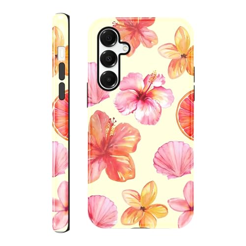 Coque Samsung Galaxy A25 5G motif floral en TPU souple antichoc
