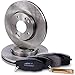 Produktbild ATEC Germany Bremsenset Vorderachse inkl. Bremsscheiben Ø 280 mm Belüftet + Bremsbeläge Vorne Kompatibel mit HYUNDAI i30 (FD), i30 Kombi (FD), KIA CEE'D Schrägheck (ED), CEE'D SW (ED), PRO CEE'D (ED)