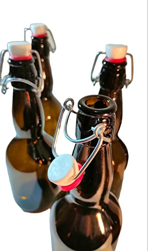 Bouteilles avec bouchon mécanique | 6 bouteilles de 500 ml pour bouteille de bière artisanale | Bouchons inclus - Image 8
