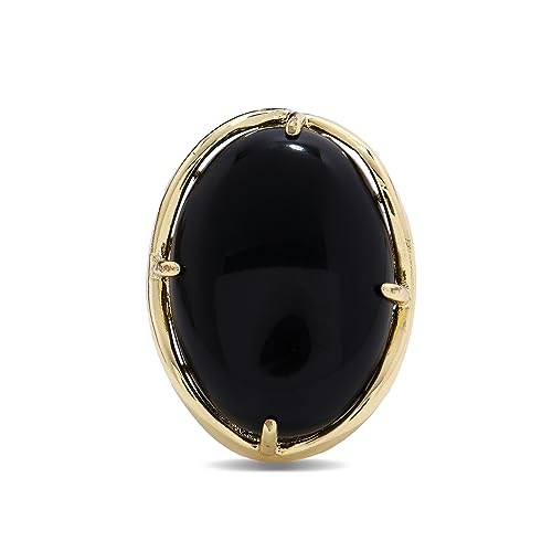 Agate ovale en alliage : le bijou anti-ternissement qui sublime vos mains
