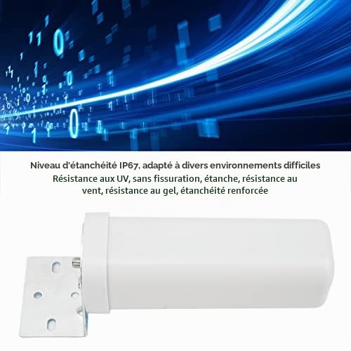 Antenne Omni Durable IP67 Imperméable 5V 25dBi Antenne TV Signal HD 1080P à Gain Élevé