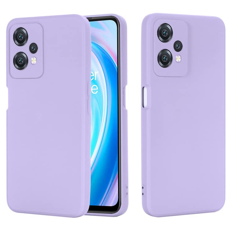 Image of DIZORO Microfiber Cover Compatible Smooth Touch Cushion Liquid Soft Silicone Gel Rubber Phone Cases Non-Slip Full Body Protective Shockproof Back Cover -nord ce
