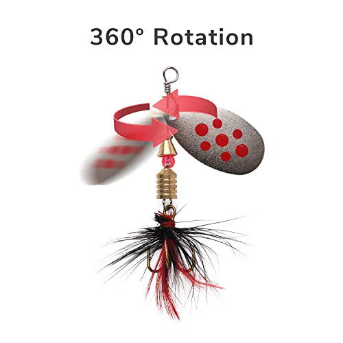 Gmyle 10Pcs Fishing Lure Spinnerbait thumb #4