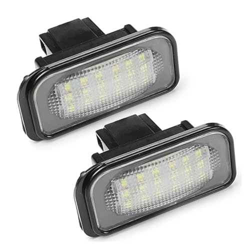 Luz placa matrícula LED para Benz Clase C W203 y CLK pack de 2 unidades traseras
