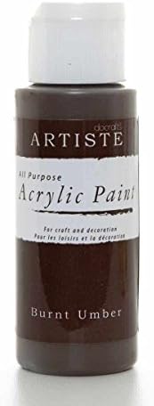 Artiste Acrylic Paint 59ml 2Oz Night Blue, Quick-Drying Professional Art, Craft and Hobby Artists Paint, Vibrant Colour, Water-Based Paints Cover All Surfaces with Ease, Ideal for Travel Artists