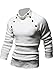 Jeansian Men's Slim Fit Long Sleeves Casual Shirts Pullover Sweater