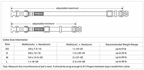 Blueberry Pet Essentials 10 Patterns Ladybug Designer Adjustable Dog Collar, Large, Neck 18"-26" #TOP3
