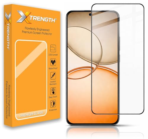 Image of Advanced HD+ Gorilla Tempered Glass Screen Protector Designed for Realme Narzo 90 5G - Edge to Edge Full Screen Coverage with Easy Installation Kit (Anti-Scratch)