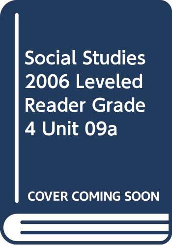 SOCIAL STUDIES 2006 LEVELED READER GRADE 4 UNIT... 0328148644 Book Cover