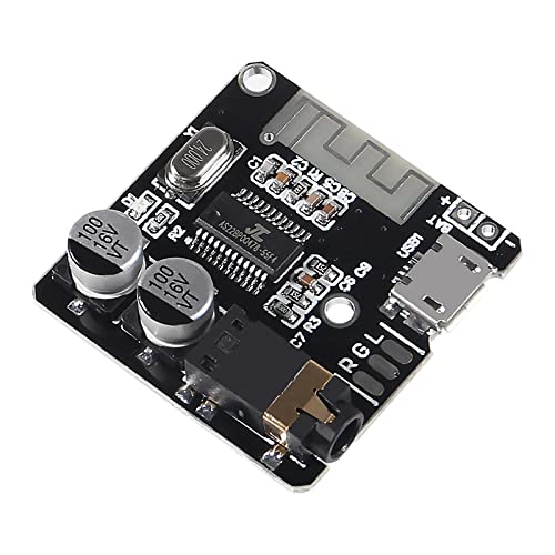 QCCAN 4Pcs Bluetooth Audio Receiver Board VHM-314 Bluetooth 5.0 MP3 Lossless Decoder Board Wireless Stereo Music Module 3.7-5V - Thumbnail 5