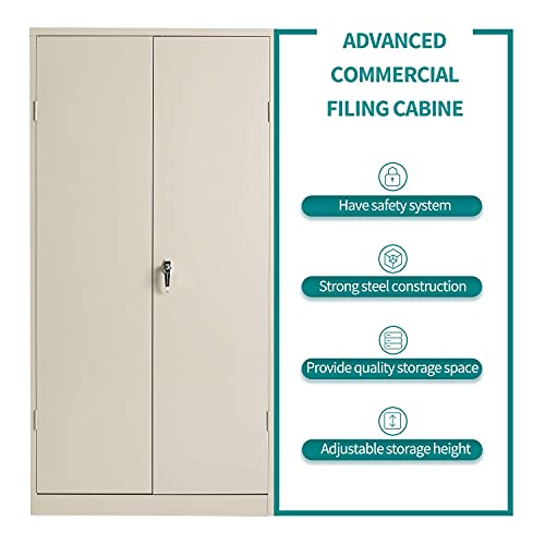 image for INTERGREAT Tall Metal Storage Cabinet,72