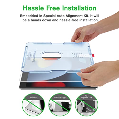 Bioton Silkfeel Glass Screen Protector Compatible With Ipad 9Th Generation/Ipad 8Th Generation/Ipad 7Th Generation (Ipad 10.2 Inch) [Auto-Alignment Tool] [Tempered Glass] [Ez Kit] #TOP1