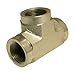 Apache 39006025 3/8" Female Pipe x 3/8" Female Pipe x 3/8" Female Pipe Hydraulic T Adapter (Style 5605)