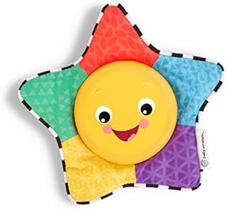 Baby Einstein, Star Bright Symphony Plush Musical Take-Along Toy with 20 Melodies & Light, Clip on Pram, Pushchair or Car Seat, Soothing High Contrast Sensory Toy, Ages Newborn +