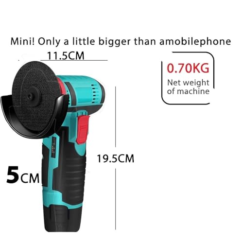 Amoladora angular de 12V y mini máquina de corte recargable de 3/4 5