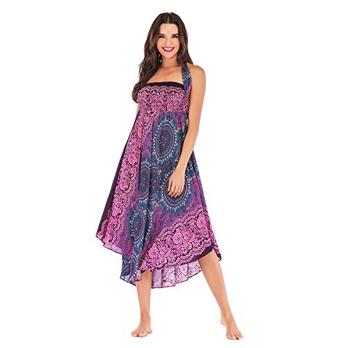 Donna Gonna Lunga Casual Abito Gonna in Vita Alta