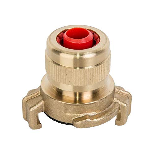E-Best-Offer Heavy Duty Solid Brass Quick fit Claw Type Fitting to 1/2" Garden Hose,no hoseclips Required just Push on and Tighten - Image 3