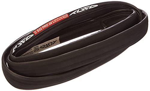 Tufo C S33 Pro 24 Neumático Tubular, Unisex adulto, Negro, 24 mm/ 28'