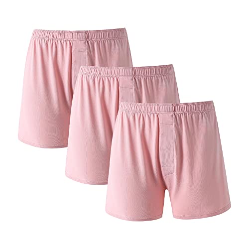 Men'S Comfort Soft Underwear Boxers Moisture-Wicking Boxers Multipack Loose Breathable Boxers Shorts 5-Pack