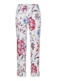Stehmann Igor-682, Sportive 7/8 Hose mit Blumendruck (42, Hibiscus)