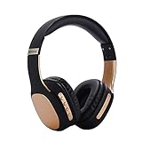 Auriculares inalámbricos Bluetooth 5.0, Manos Libres Super 4D Bass Heavy Beats Auriculares Música inalámbrica para teléfono móvil Xiaomi Huawei Sony,Oro
