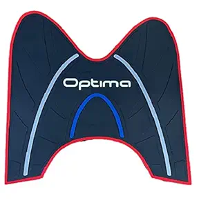 Autobrand Electric Foot Mat Rubber Floor Mat Accessories Anti Skid Compatible with Hero Optima Electric Scooter/scooty, Multicolour