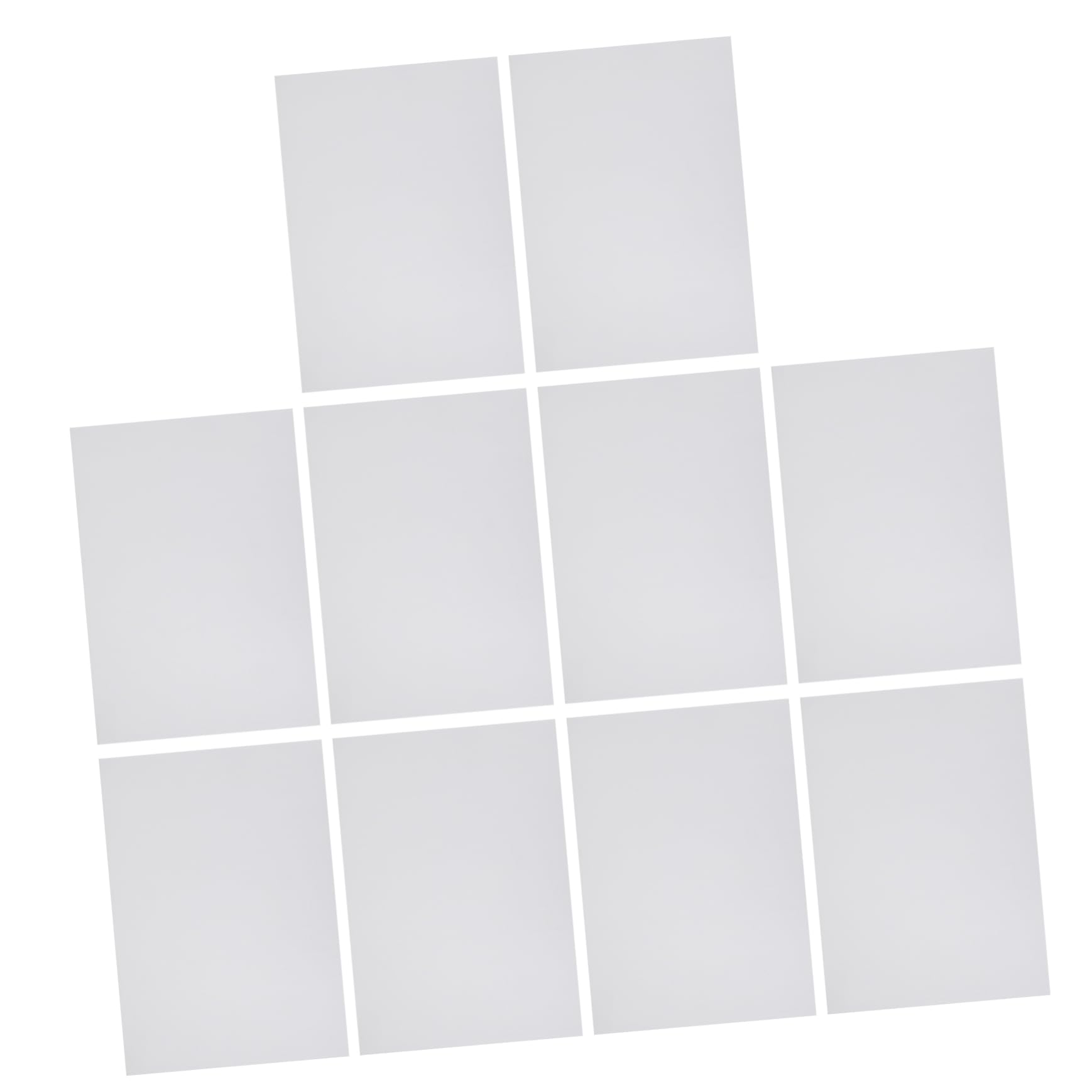 Papel de Etiquetas Autoadhesivas Imprimibles A4 100 Hojas Blanco