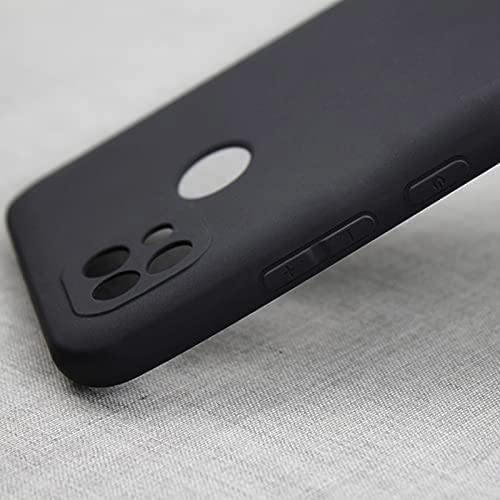 Image of Mobile Back Cover Case for Realme C21Y (Silicone Case|CameraProtection|Black SC1510)