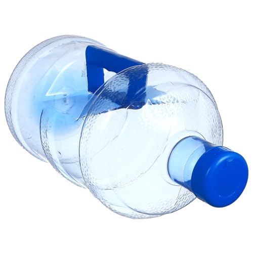 Kisangel 1.32 Gallon Water Bottle, 5L Water jug with Screw Cap, Plastic Handle Bucket Container for Camping Outdoor Travel Fitness Home