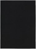 Garland Rug Town Square Black 8' x 10' Non Slip Area Rug for Living Rooms & Hallways, Stylish & Durable for High-Traffic Areas