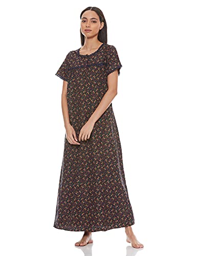 Image of Max Women's Printed Short Sleeves Nightgown