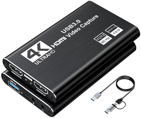 XIIXMASK XIIXMASK Video Capture Card USB 3.0 4K HDMI