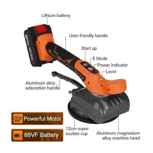 Machine à carreler avec 2 batteries 88VF vibrateur de précision