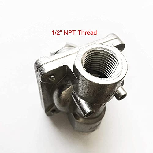 Natural Gas Grill Regulator Gas Pipe In/Out 1/2'' X 1/2"14NPT, Max