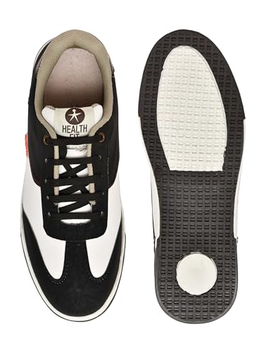 Image of HEALTH FIT Softest Cushioned Sneakers Supreme Comfort Fashion Sneakers for Men's Low Top Sneakers Sophisticated Style Versatile Design 149