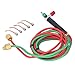 Gas Welding Miniature Torch, Mini Oxygen Torch Kit, Jewelry Welding Micro Soldering Brazing Cutting Tools Kit with 5 Tips