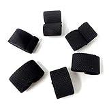 HONBAY 6PCS Canvas Elastic Belt Loop keeper for for 2-4cm(0.79-1.57inch) Wide Belt