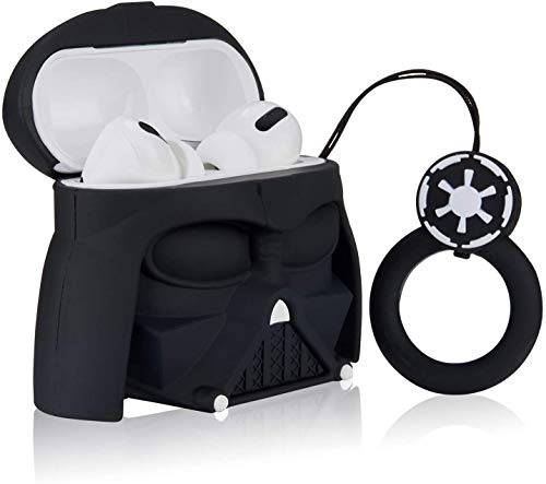 Airpod Pro Case,Darth Vader Anime Silicone Air Pods 3 Cover.cute Cartoon Cool Stylish Character Air Pods 3 Charging Cover Accessories Shockproof Kits Chenbao (Black) #TOP1